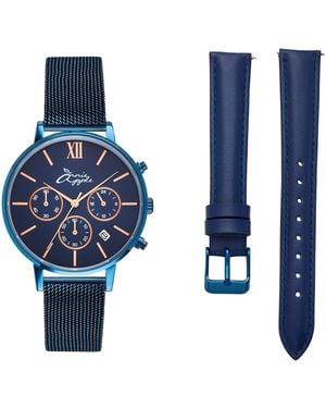 Bermuda Watch Company Annie Apple Marseille Rose Multifunctional Interchangeable - Blue