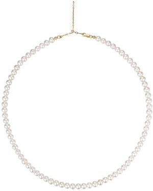 Katy Faye Gabrielle Pearl Necklace - White