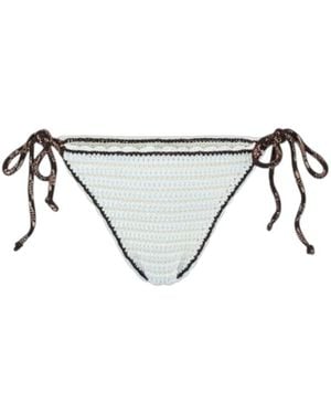 Gunes Swim Cloud Dancer Tie Bikini Bottom - White