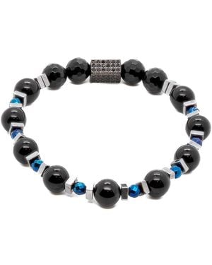 Ebru Jewelry Shine Beaded Bracelet - Black