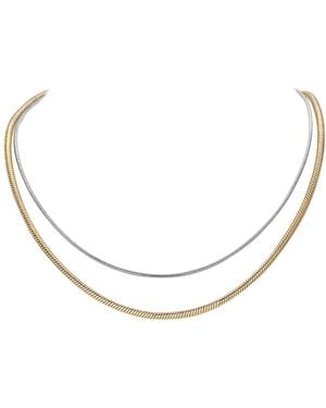 Retro Chic Colosseum Necklace - Metallic