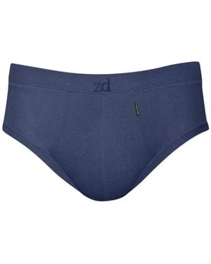 Zd - Zero Defects Mini Briefs Egyptian Cotton - Blue