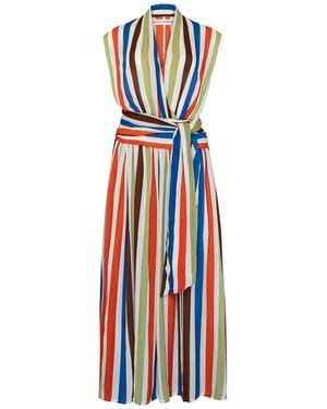 STATE OF GEORGIA The Point Dress Maxi Coolio Stripe - Blue