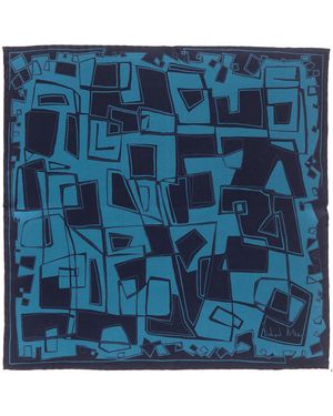 Richard Allan London Hepworth Silk Neckerchief - Blue