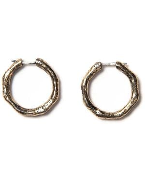 GYUNIA Cerchio Hoop Earrings - Metallic