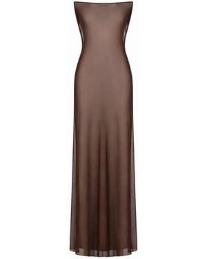 OSCARMORRIS Soiree Brune Tulle - Brown