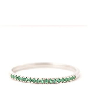 Belinda Jewelz Emerald Birthstone Band Ring - Green