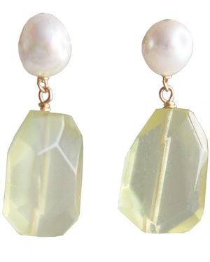 Marquise Swim Four Seasons Earrings - White