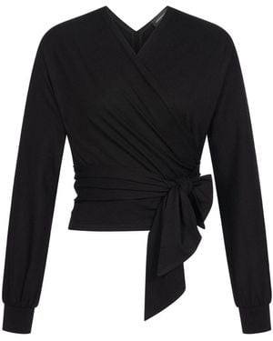 Marianna Déri Wrap Shirt - Black