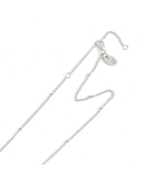 Charlotte's Web Jewellery Satellite Curb Chain - White