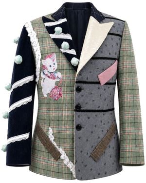 Castaneda Gâteau Suit Jacket Three - Grey