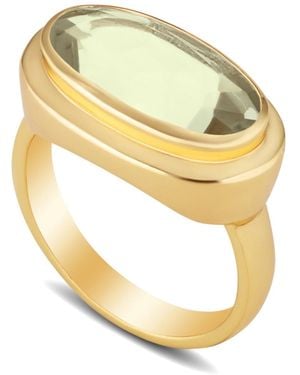 Coco & Kinney Amethyst Lara Ring - Metallic