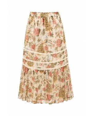Raishma Neutrals Renee Cream Skirt - Natural