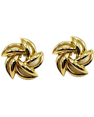 Achala Handcrafted Vintage Inspired Earrings - Metallic