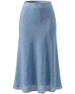 Belsize25 Belair Ocean Jacquard Skirt - Blue