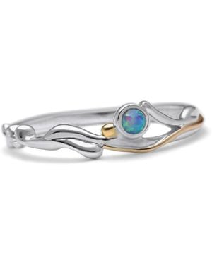 Isla Silver Coastal Opal Ring - Blue