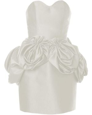 Baé Special Moments Juno Dress + Rose Waist Sash - White