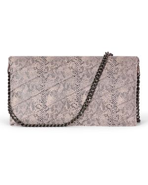 Sylvia Piechulla Vegan Leather Animal Print Laptop Clutch Bag – & Quilted - Multicolour