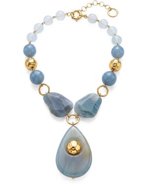 Jaredjamin Lumina Gemstone Necklace - Blue