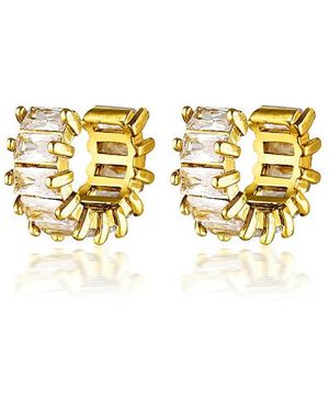 CENDRE Ida Baguette Ear Cuffs - Metallic