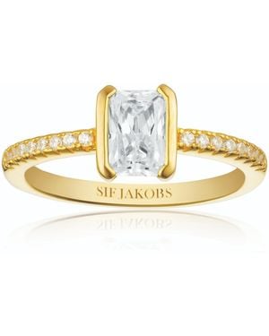 Sif Jakobs Jewellery Zirconia Ring Roccanova Piccolo - Metallic