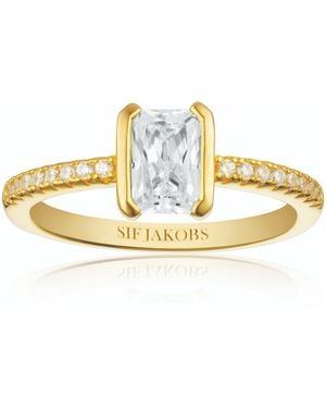 Sif Jakobs Jewellery Zirconia Ring Roccanova Piccolo - Metallic