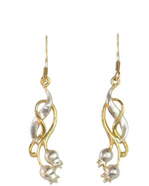 Simon Kemp Jewellers Rosehip Drop Earrings - Metallic