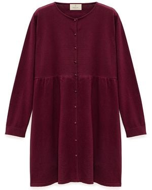 Peraluna Leah Shirred Mini Knit Dress