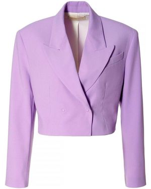 AGGI by HALEWSKI Giorgia Viola Blazer - Purple
