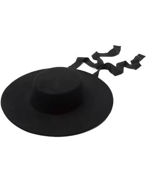 Chanel Joan Elkayam Neutrals Logo Embellished Wide Brim  display picture 1