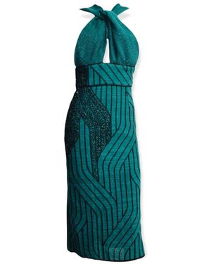 Maria Aristidou Bold Dorothy Couture Evening Gown - Green