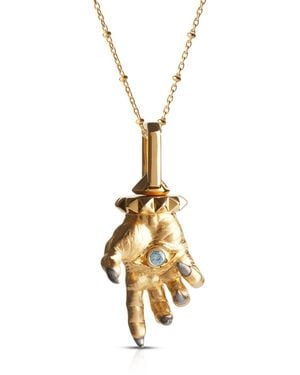 Kasun Hand Of The Protector Pendant - Metallic
