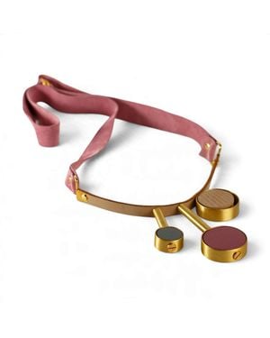 Svetlana Vukov Triple Pulse Necklace - Red