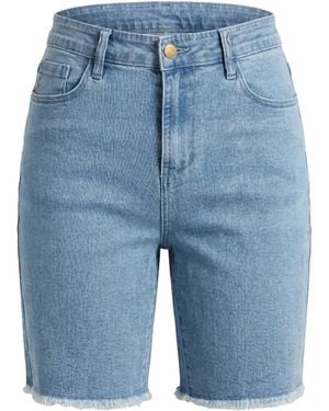 Adrift Clothing Adrift Denim Cut Off Shorts - Blue