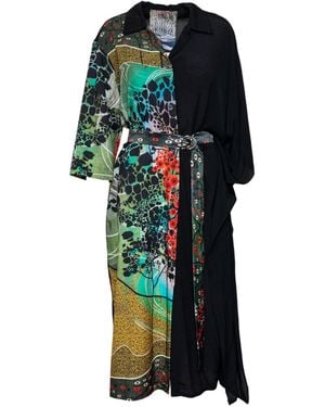 ARTISTA Balance Jin Asymmetric Shirtdress - Black