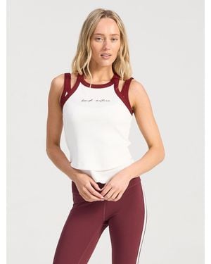 Bondi Active Forma Layered Tank - White