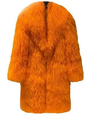Madeleine Simon Studio Hook Em Winning Game Day Coat - Orange