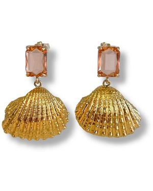 Cc Joy Studio The Aureline Earrings - Metallic