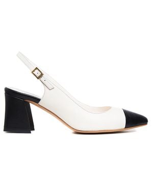 Ginissima Shana Pointy Toe Slingbacks - Metallic