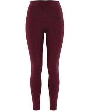 Revyve Active Neutrals High-Waisted Mulberry Merlot Legging - Purple