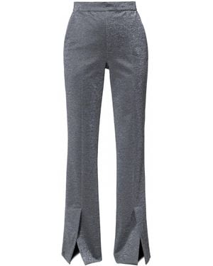 AGGI by HALEWSKI Jodie Flash Flared Pants - Gray
