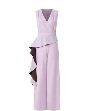 Emma Wallace Pearl Jumpsuit - Purple