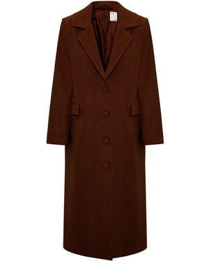 Pcfg Wool Coat - Brown