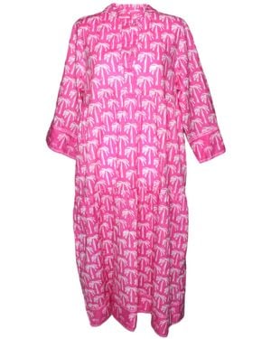 Mary Marshmallow Clare Dress Long - Pink