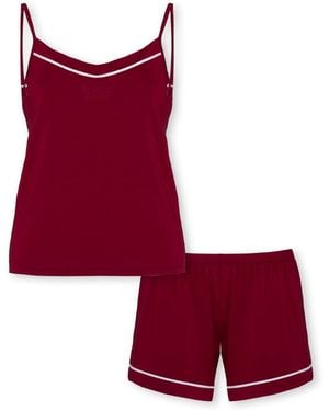 Reve Sleepwear Revouse Tencel Cami Pj Set - Red