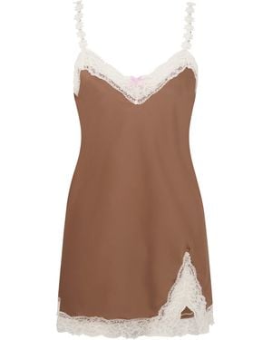 Wild Lovers Solene Slip Dress - Brown