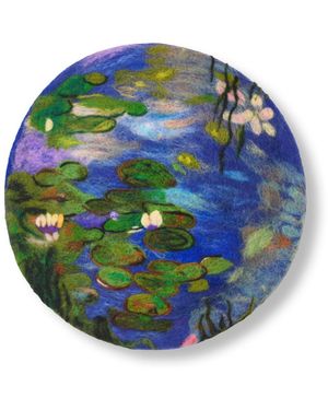 Heartfelt Layers Monet Water Lilies - Green