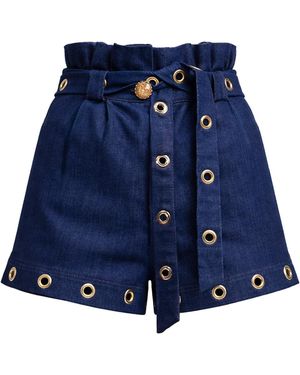 Maui X Lolita Margot Denim Shorts - Blue