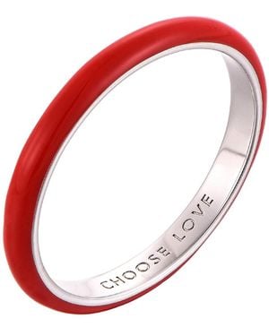 Pinnole Thin Ring - Red