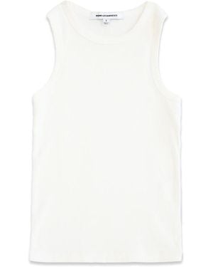 NOEND Daisy Rib Tank Top - White